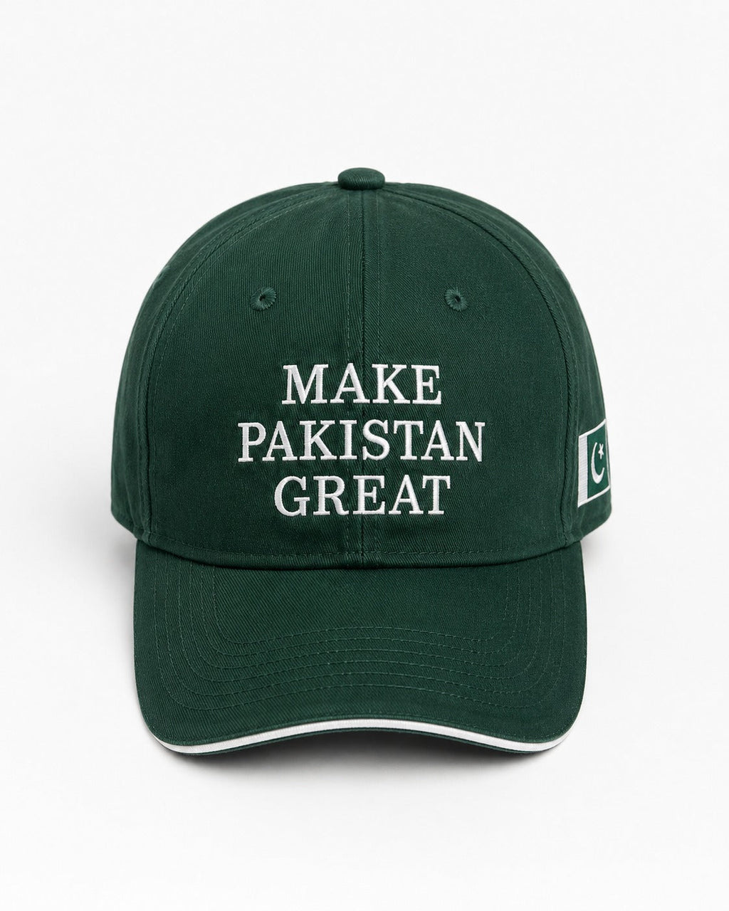 Make Pakistan Great Premium Embroidered Cap – Dark Green Adjustable Baseball Hat