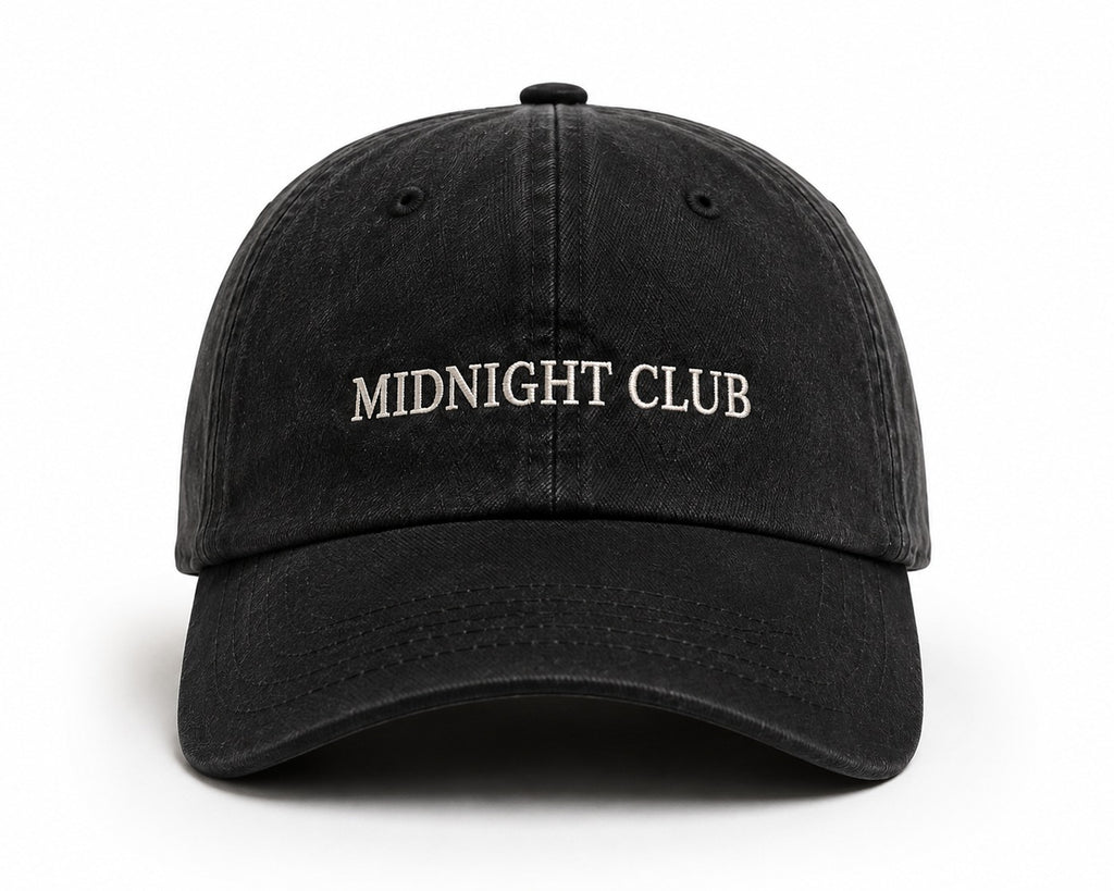 Mid Night Club Black Edition Embroidered Cap